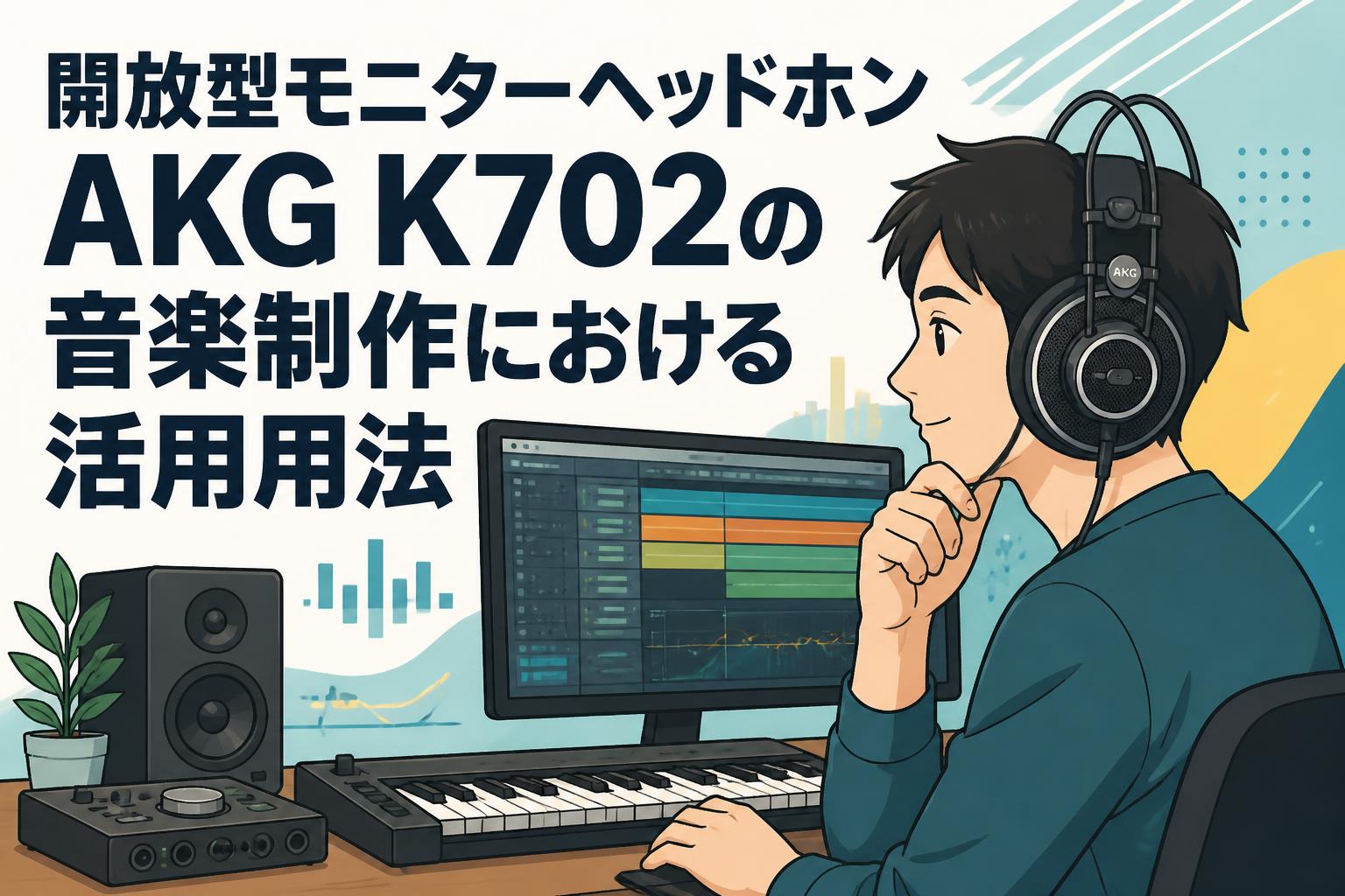 開放型モニターヘッドホンAKG K702の音楽制作における活用用法 | PANDA