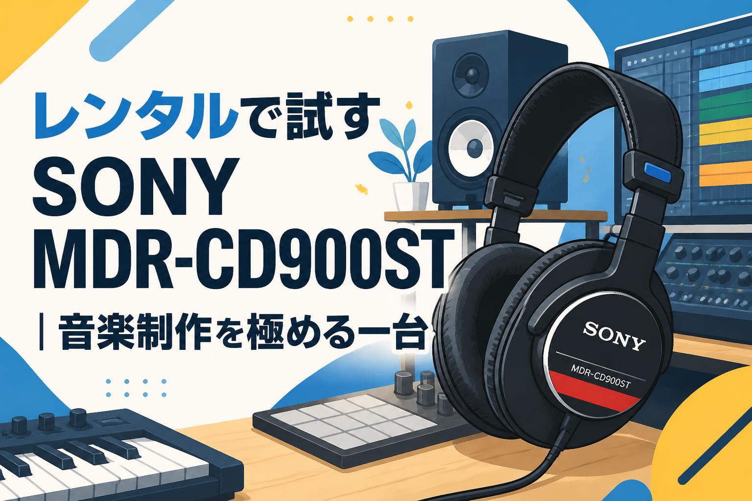 レンタルで試すSONY MDR-CD900ST｜音楽制作を極める一台 | PANDA TIMES