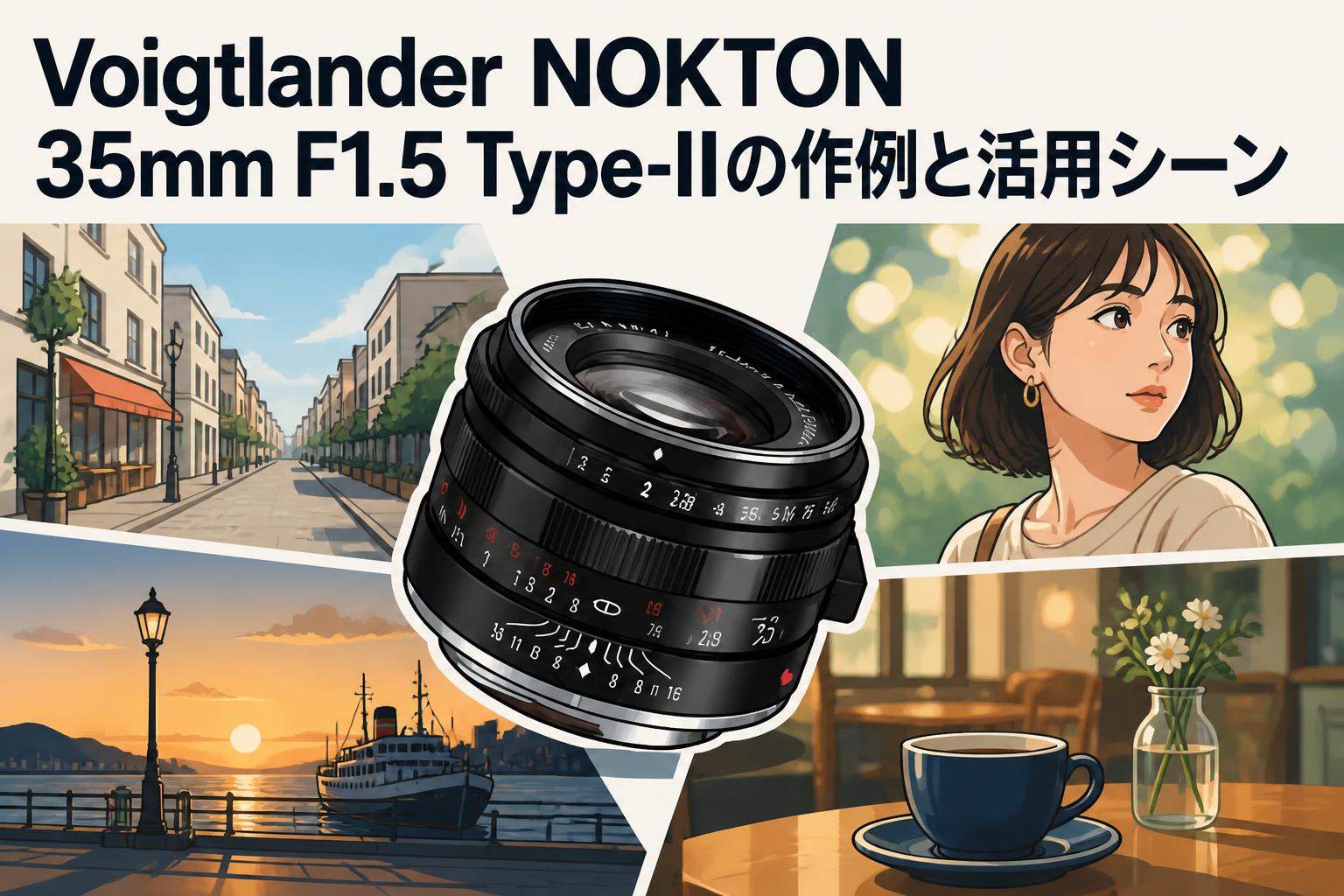 レンズ(単焦点) Voigtlander Nokton 35mm F1.5 TYPE II Voigtlander NOKTON 35mm F1.5 Type-IIの作例と活用シーン | PANDA