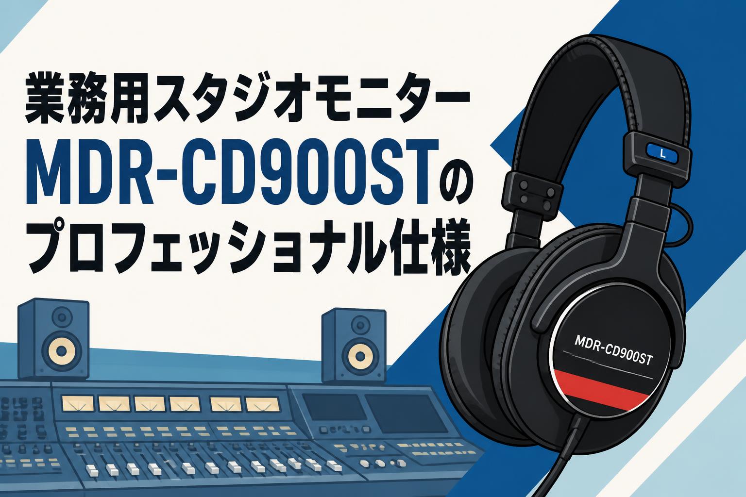 業務用スタジオモニターMDR-CD900STのプロフェッショナル仕様 | PANDA
