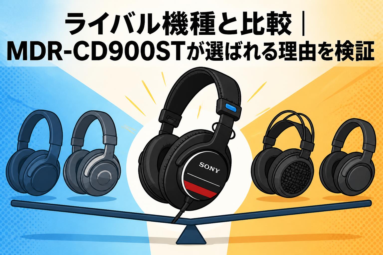 ライバル機種と比較｜MDR-CD900STが選ばれる理由を検証 | PANDA TIMES