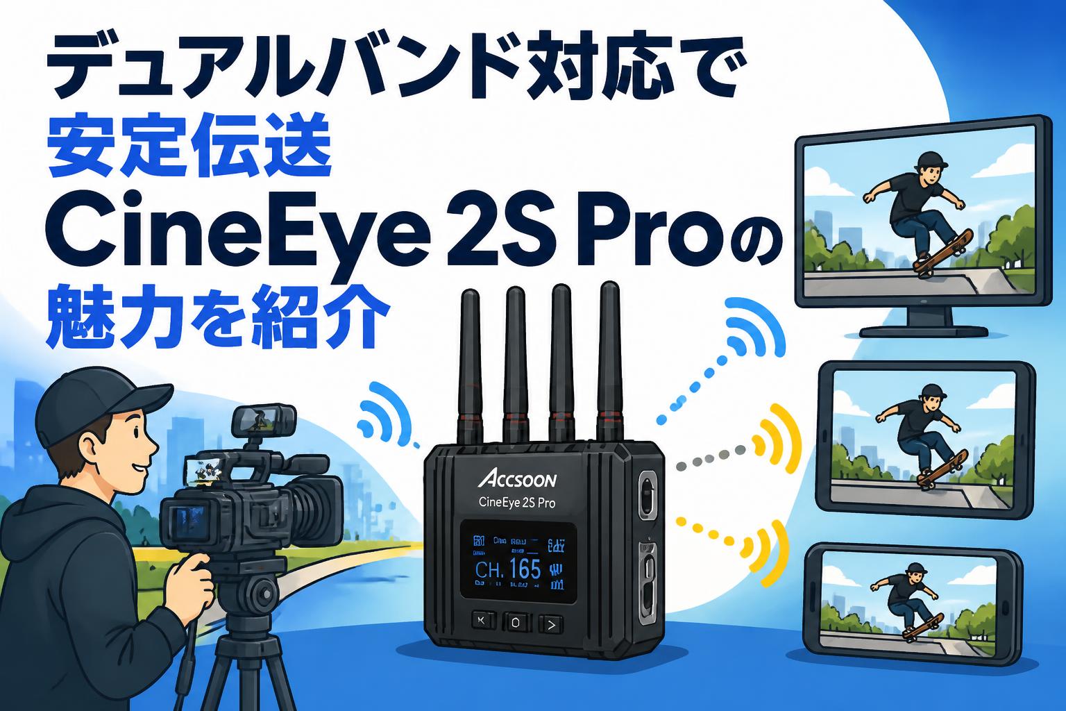 デュアルバンド対応で安定伝送 CineEye 2S Proの魅力を紹介 | PANDA