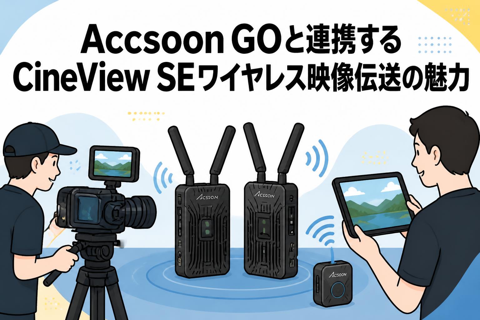 Accsoon GOと連携するCineView SEワイヤレス映像伝送の魅力 | PANDA