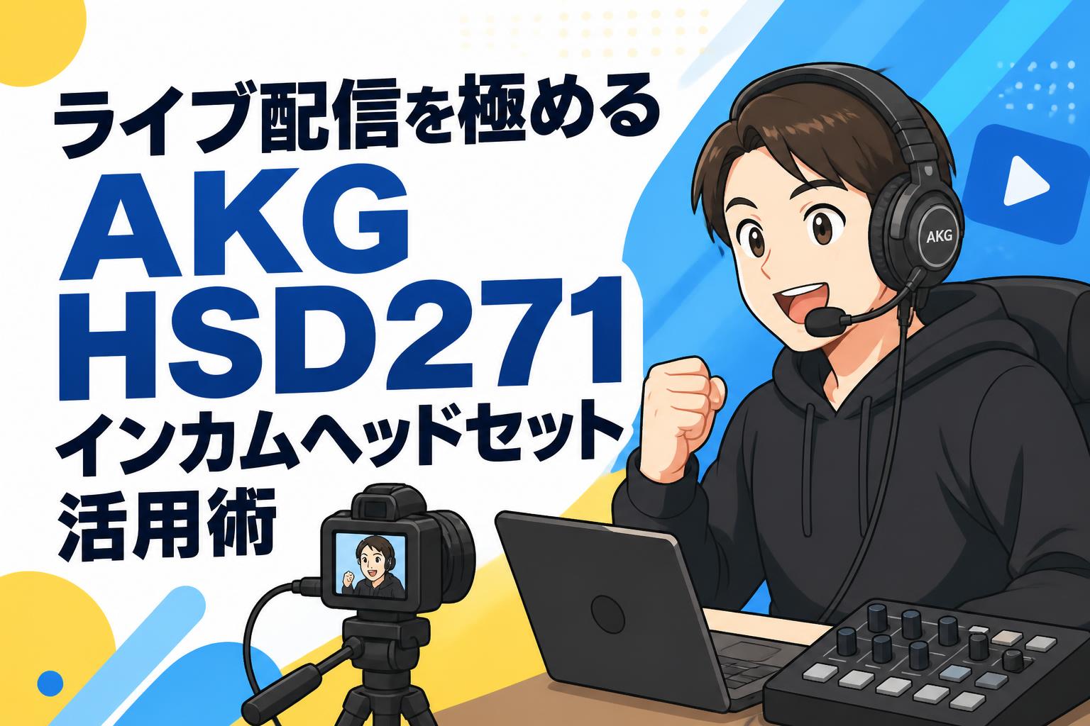 ライブ配信を極める AKG HSD271インカムヘッドセット活用術 | PANDA