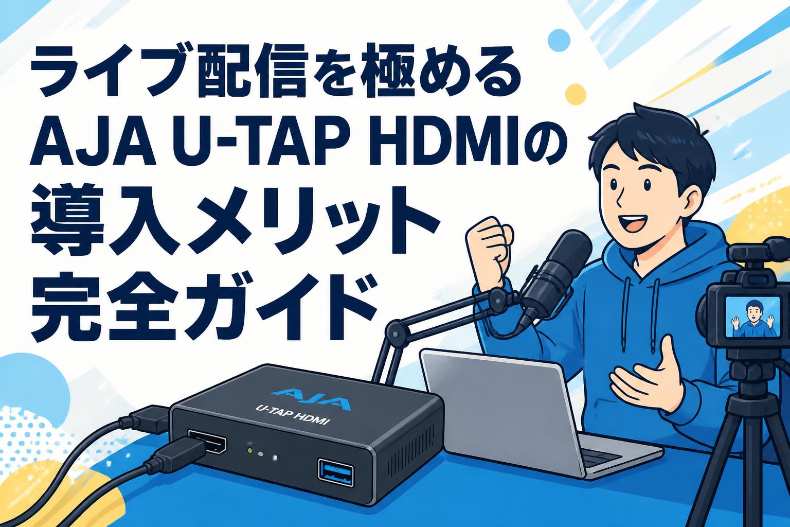 ライブ配信を極めるAJA U-TAP HDMIの導入メリット完全ガイド | PANDA