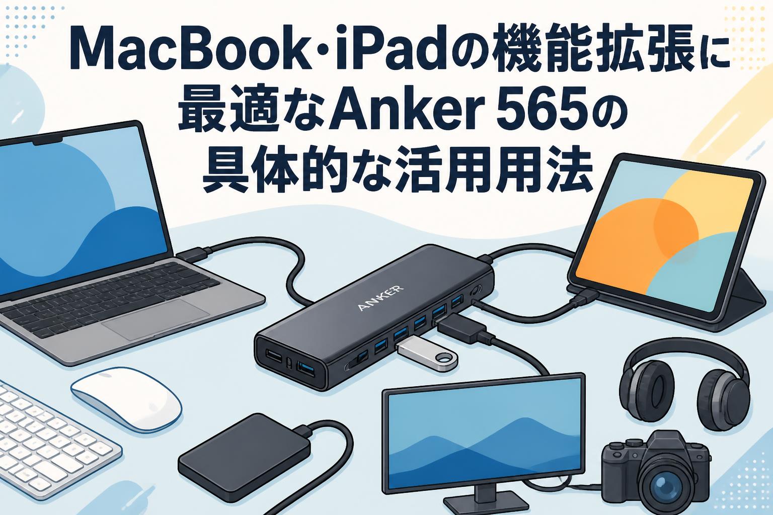 MacBook・iPadの機能拡張に最適なAnker 565の具体的な活用用法 | PANDA 