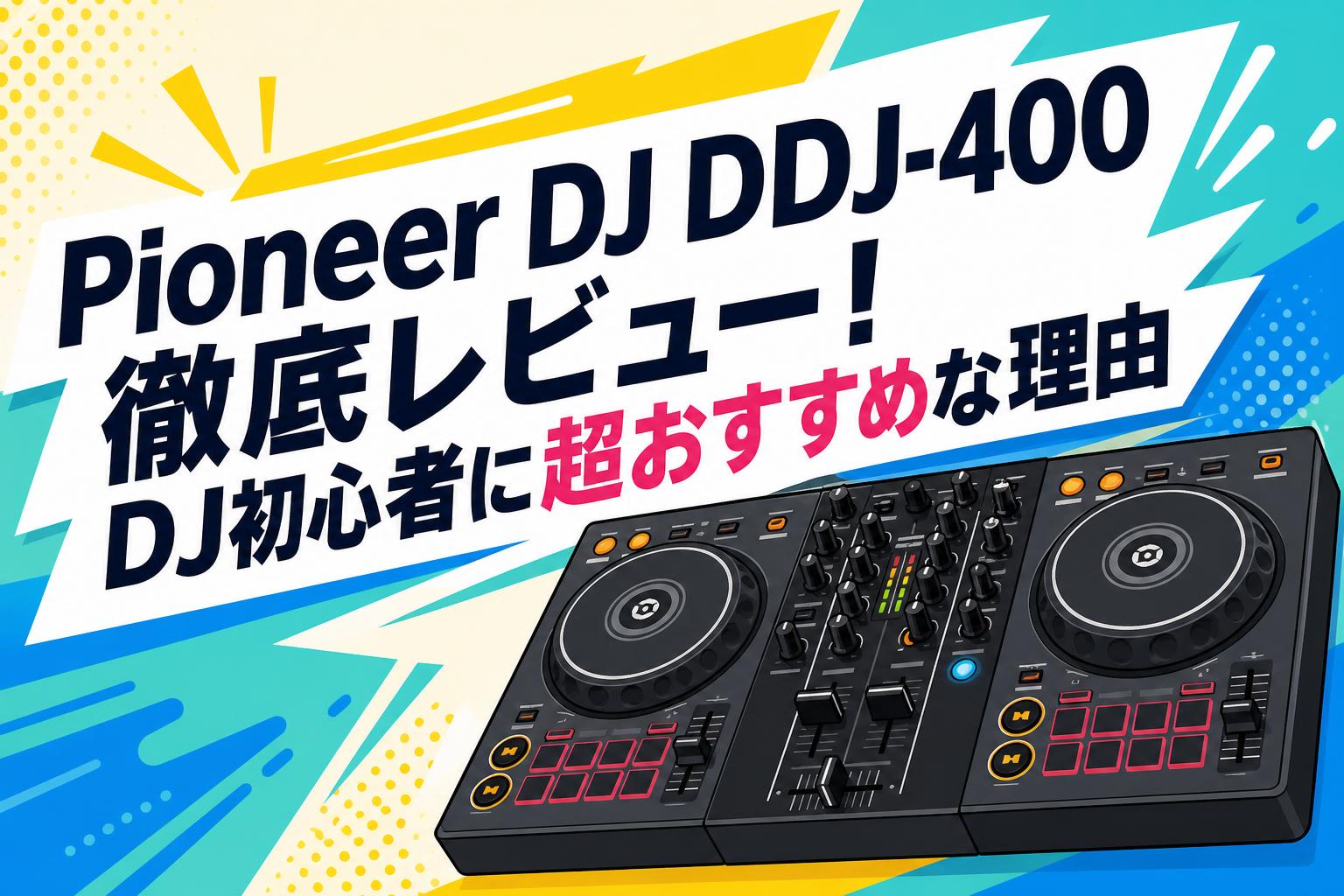 Pioneer DJ DDJ-400徹底レビュー！DJ初心者に超おすすめな理由 | PANDA