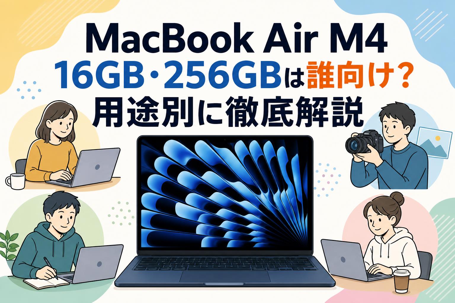 Apple MacBook Air 16gb 256gストレージ MacBook Air M4 16GB・256GBは誰向け？用途別に徹底解説 | PANDA TIMES