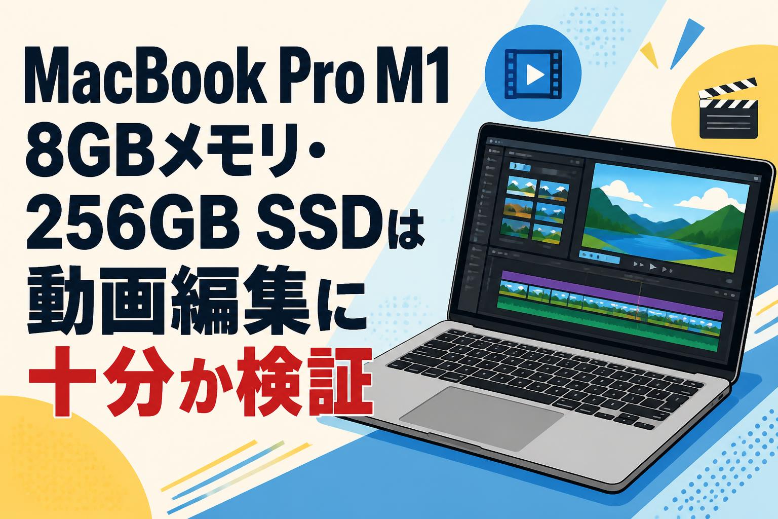 MacBook Pro M1 8GBメモリ・256GB SSDは動画編集に十分か検証 | PANDA