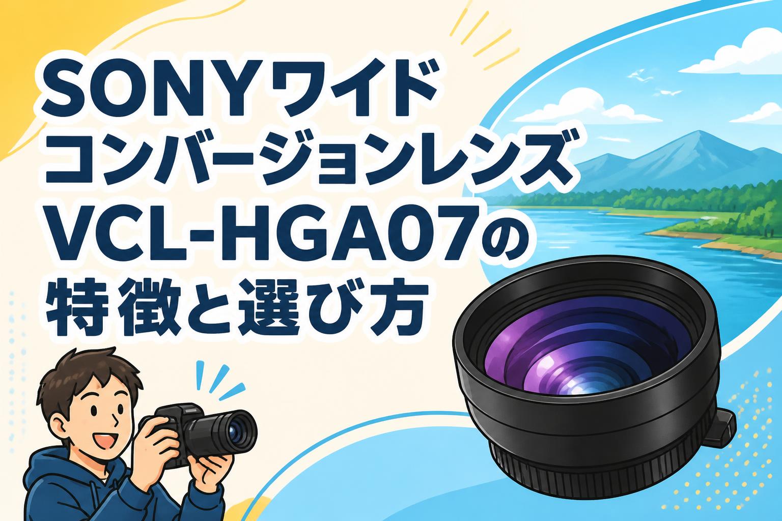SONYワイドコンバージョンレンズVCL-HGA07の特徴と選び方 | PANDA