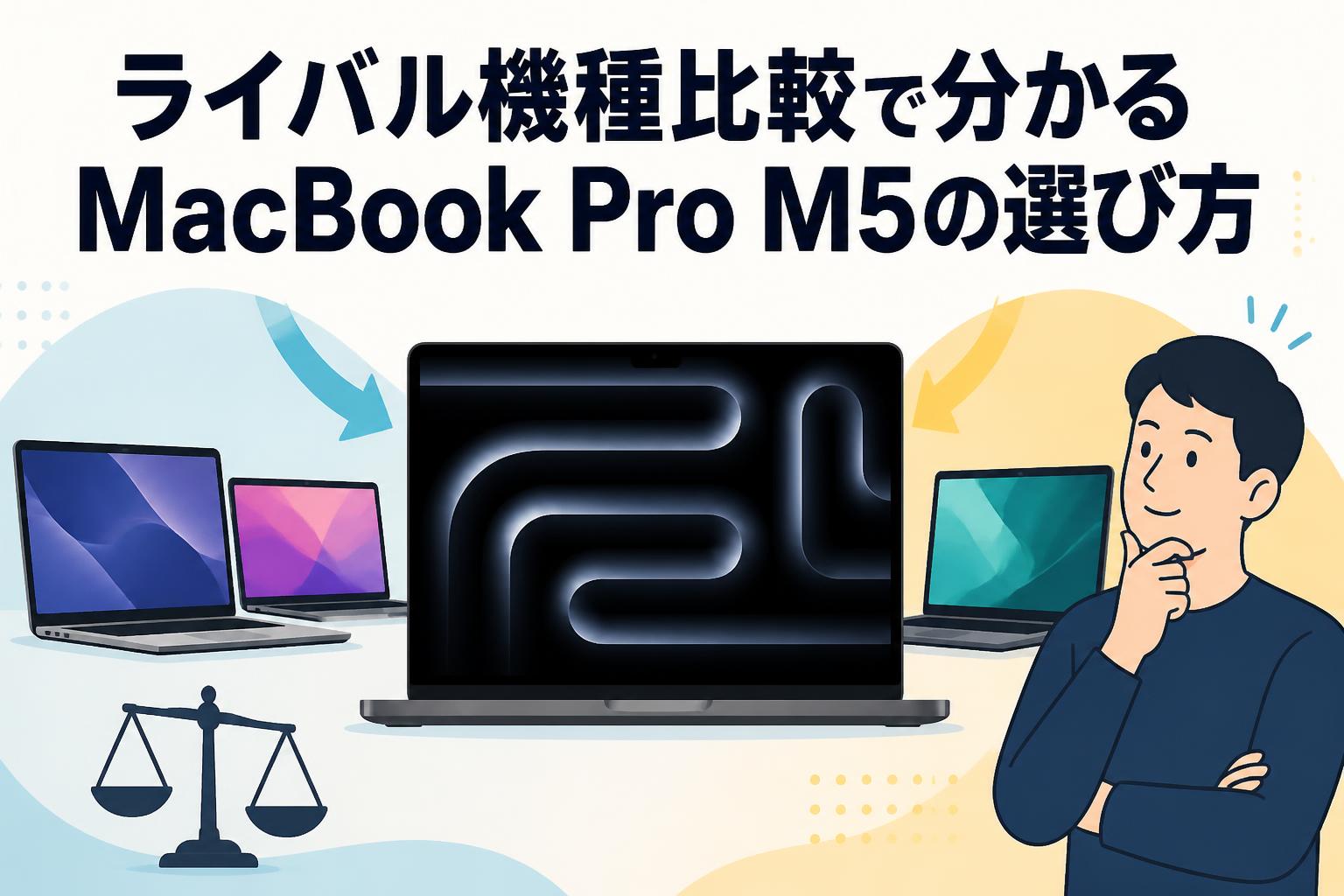 ライバル機種比較で分かるMacBook Pro M5の選び方 | PANDA TIMES