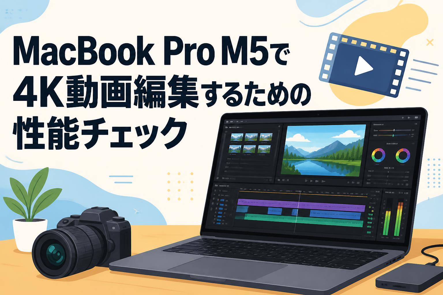 MacBook Pro M5で4K動画編集するための性能チェック | PANDA TIMES