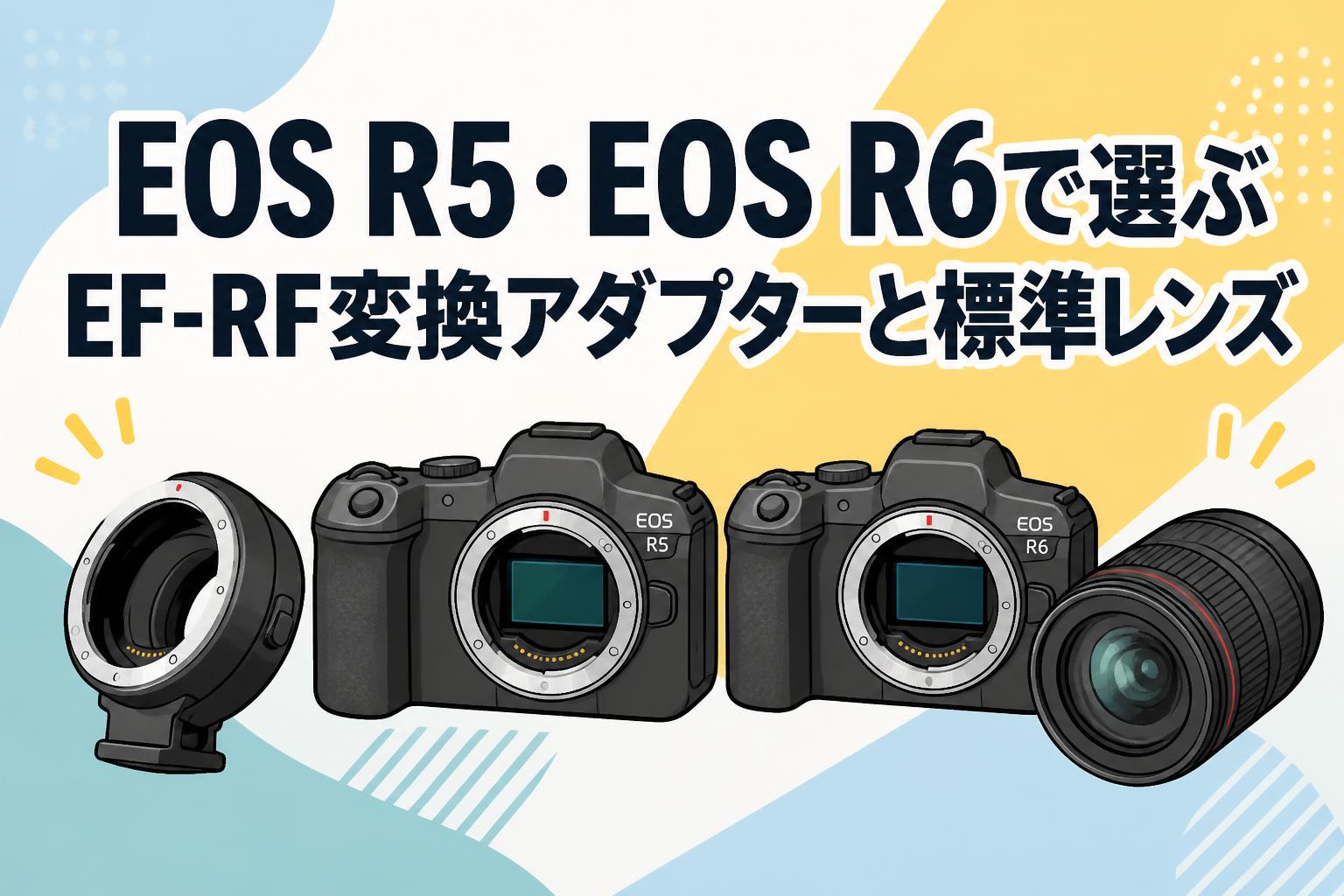 EOS R5・EOS R6で選ぶEF-RF変換アダプターと標準レンズ | PANDA TIMES