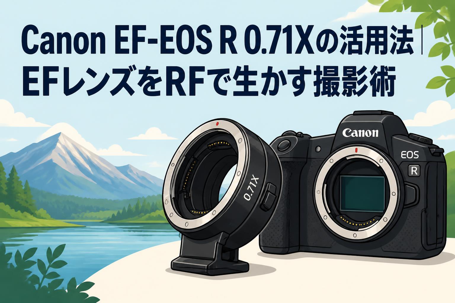 Canon EF-EOS R 0.71Xの活用法｜EFレンズをRFで生かす撮影術 | PANDA