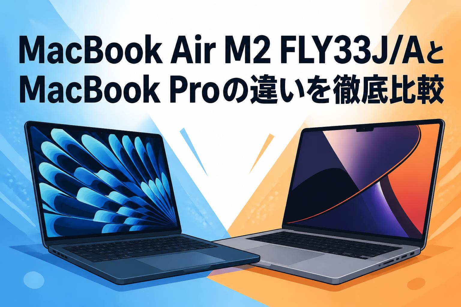 MacBook Air M2 FLY33J/AとMacBook Proの違いを徹底比較 | PANDA TIMES