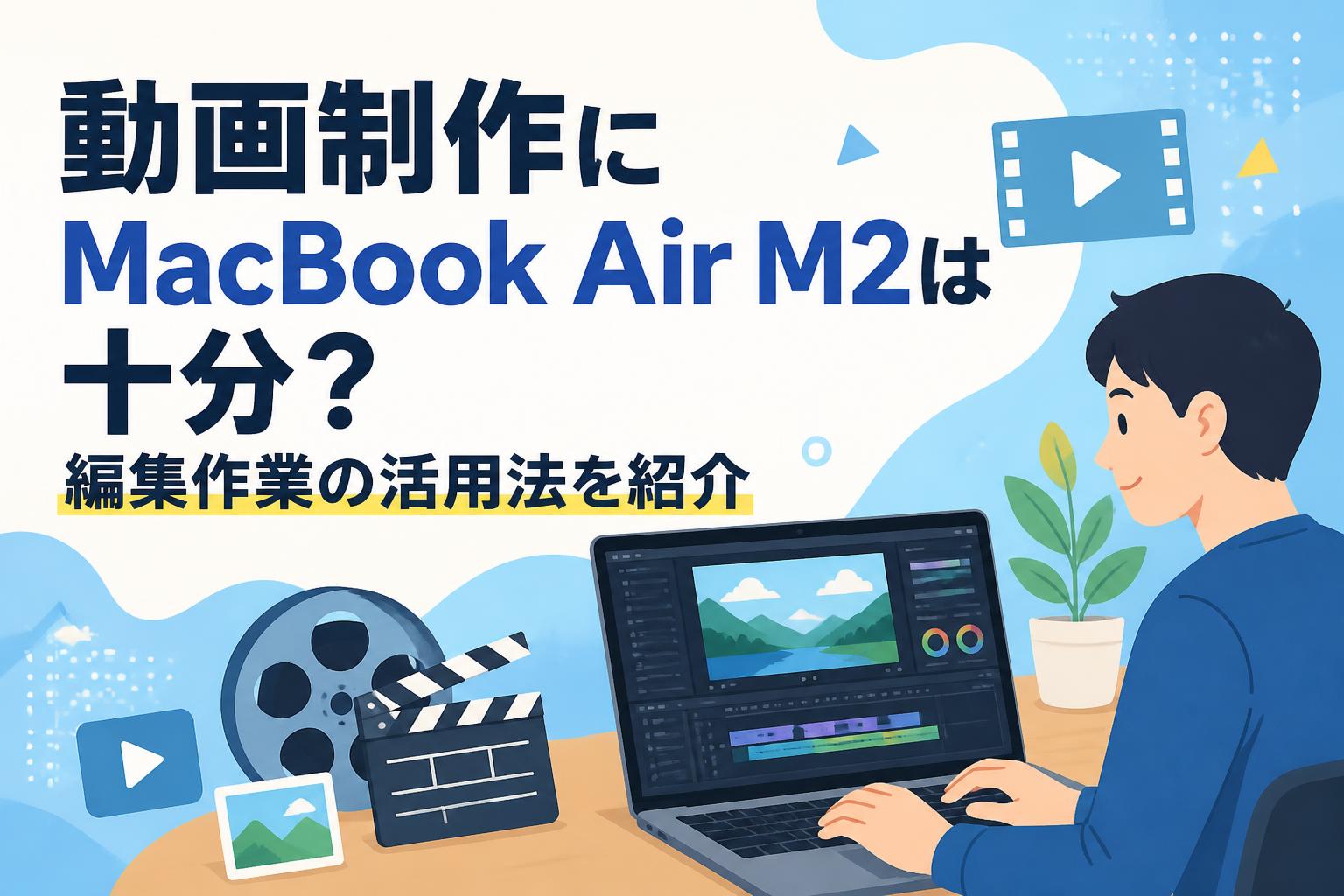 動画制作にMacBook Air M2は十分？編集作業の活用法を紹介 | PANDA