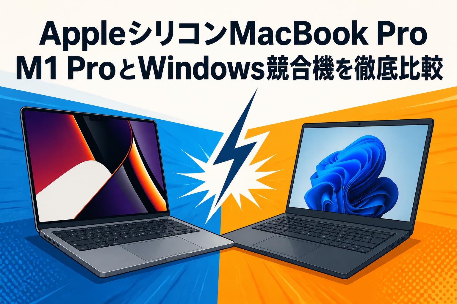 AppleシリコンMacBook Pro M1 ProとWindows競合機を徹底比較 | PANDA