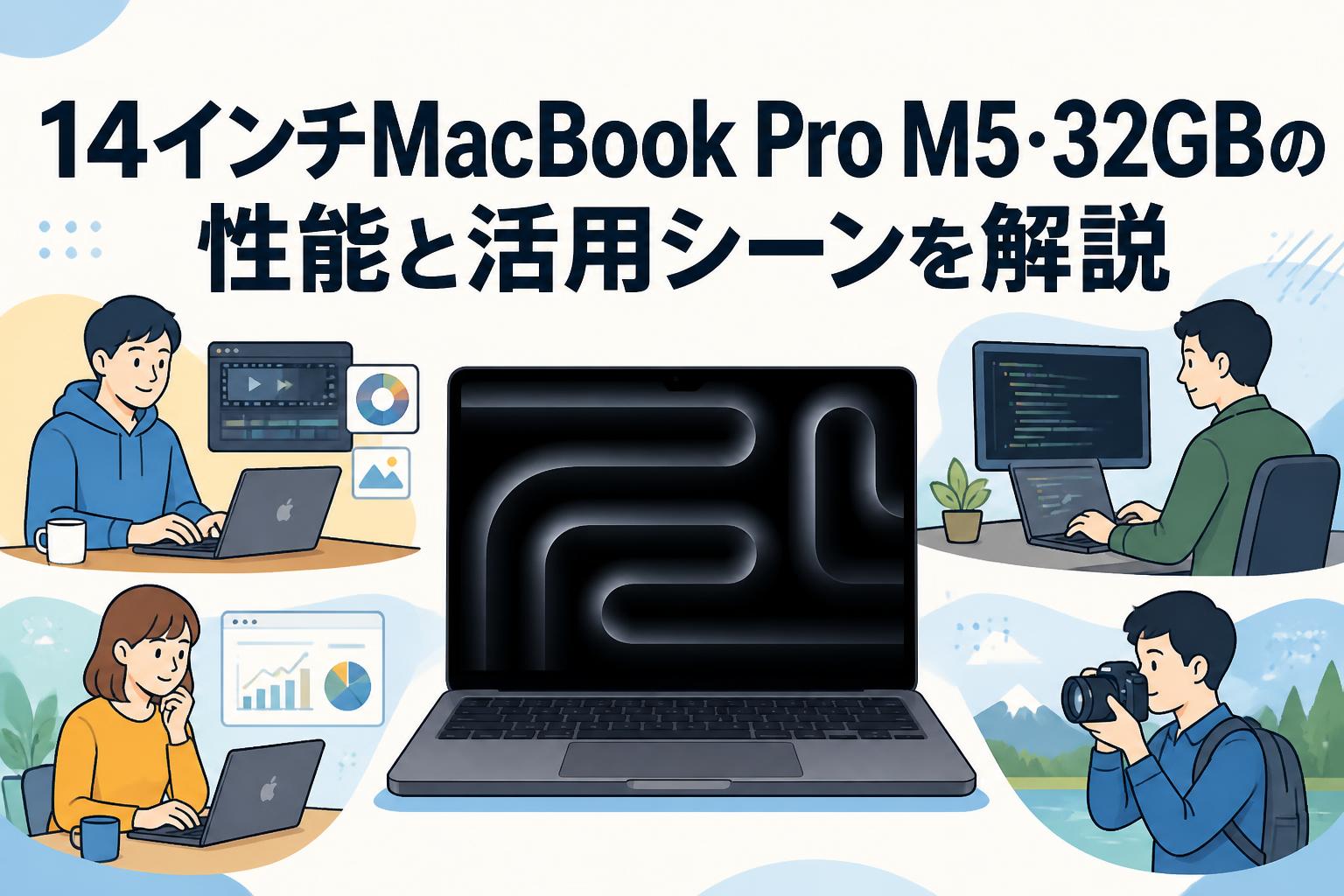 14インチMacBook Pro M5・32GBの性能と活用シーンを解説 | PANDA TIMES