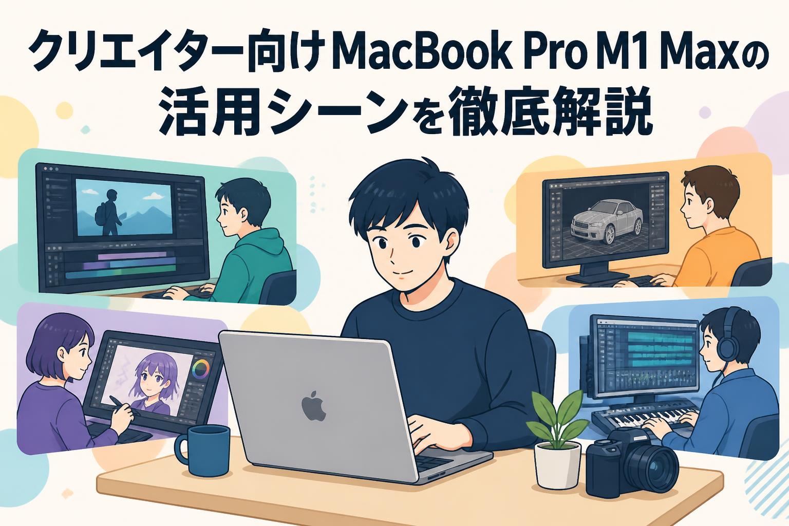 クリエイター向けMacBook Pro M1 Maxの活用シーンを徹底解説 | PANDA