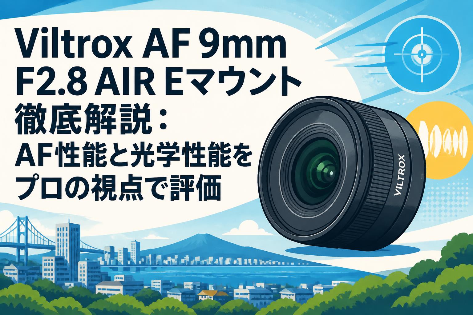 Viltrox AF 9mm F2.8 AIR Eマウント徹底解説：AF性能と光学性能をプロ