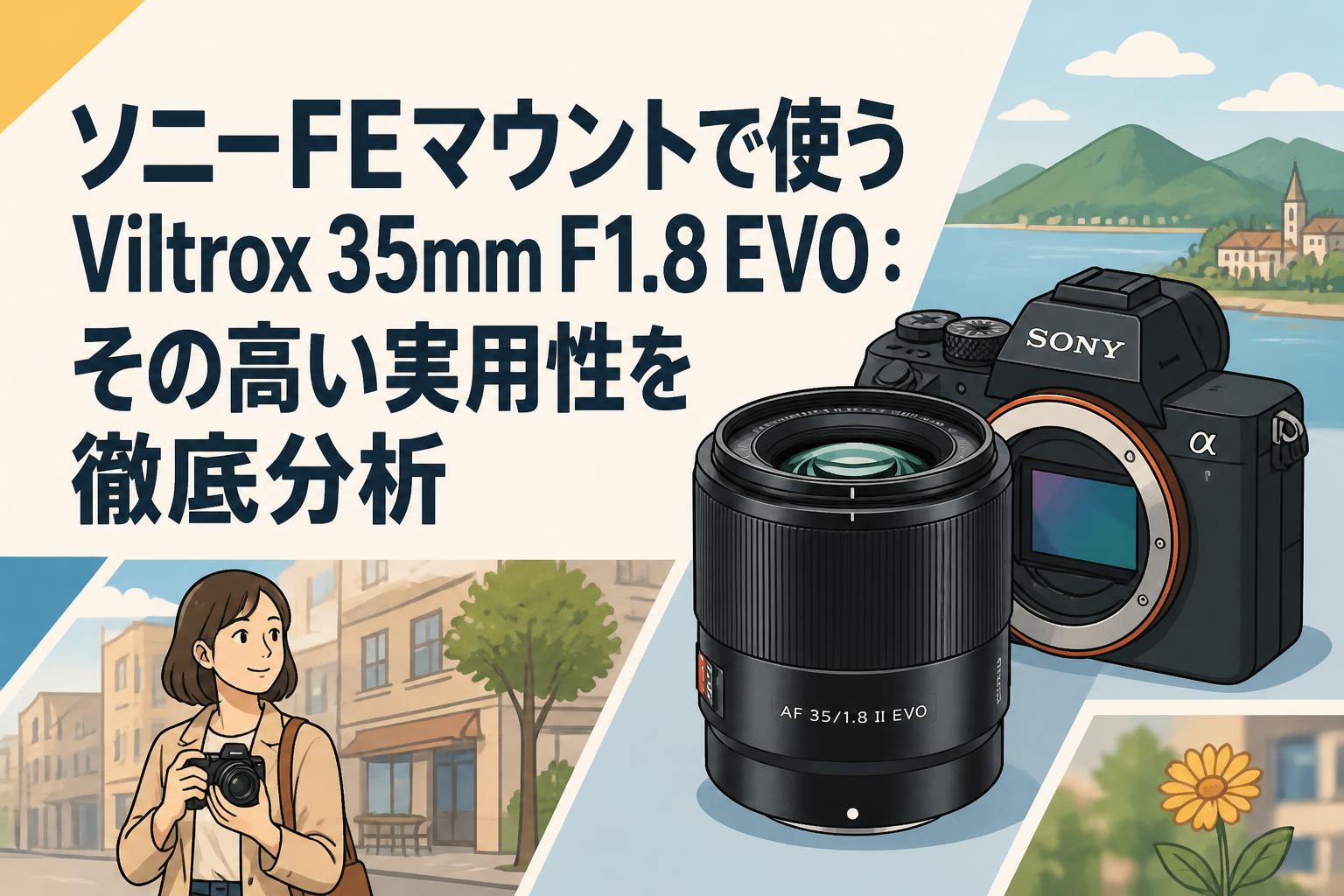 ソニーFEマウントで使うViltrox 35mm F1.8 EVO：その高い実用性を徹底