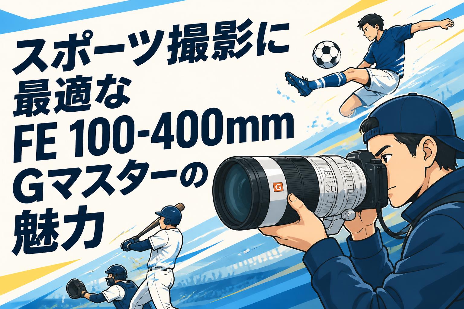 スポーツ撮影に最適なFE 100-400mm Gマスターの魅力 | PANDA TIMES