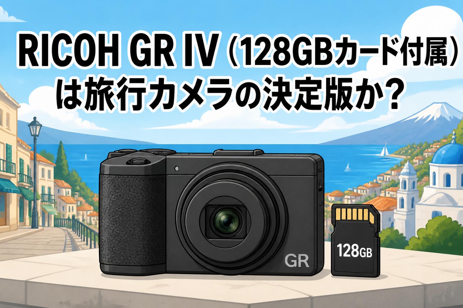 Ricoh GR IV コンパクトデジタルカメラ(おまけ付き) RICOH GR IV（128GBカード付属）は旅行カメラの決定版か？ | PANDA