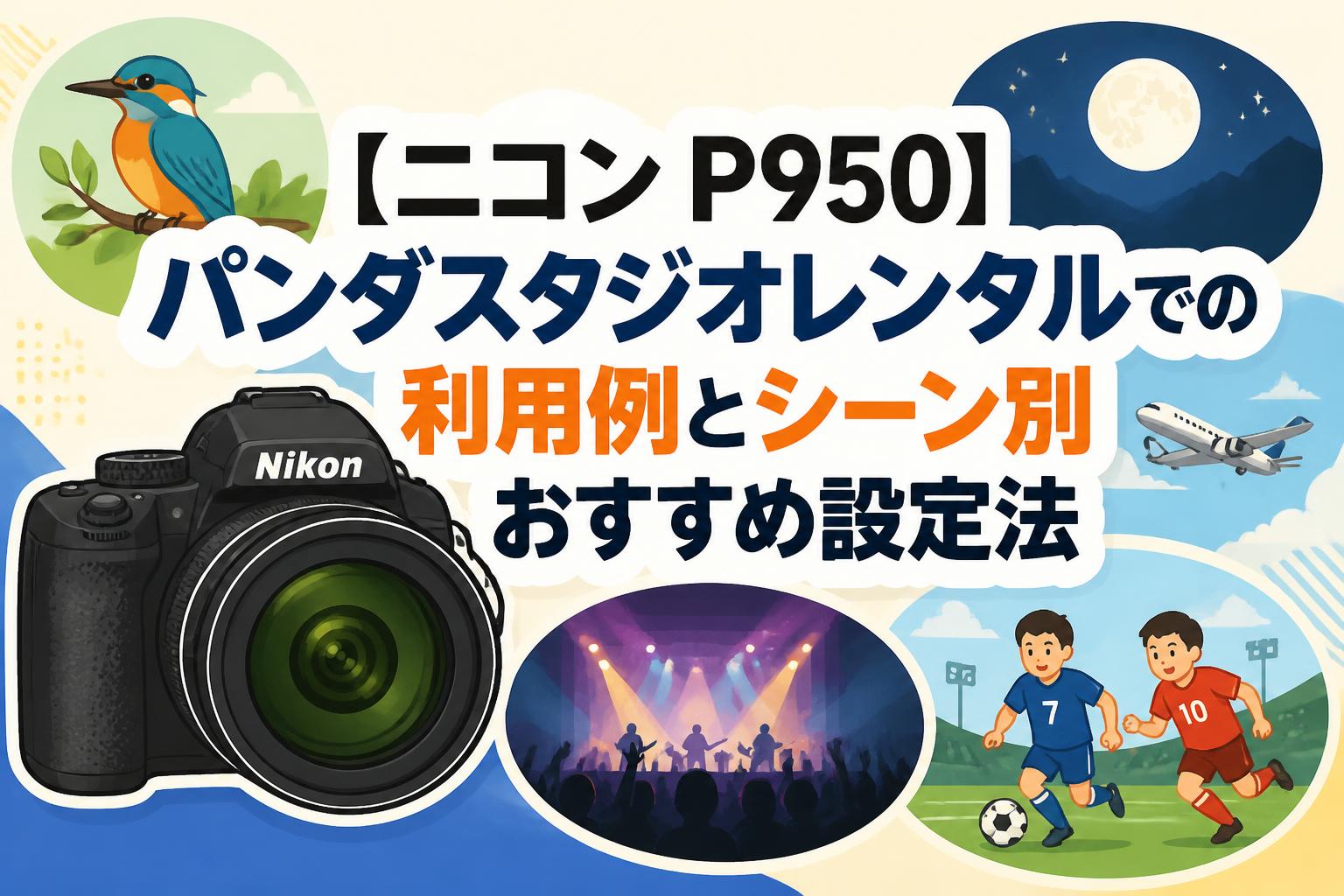 ❤️手軽にカメラデビューしたい方❤️Nikon D70❤️味わいのある描写❤️ ニコン P950】パンダスタジオレンタルでの利用例とシーン別おすすめ