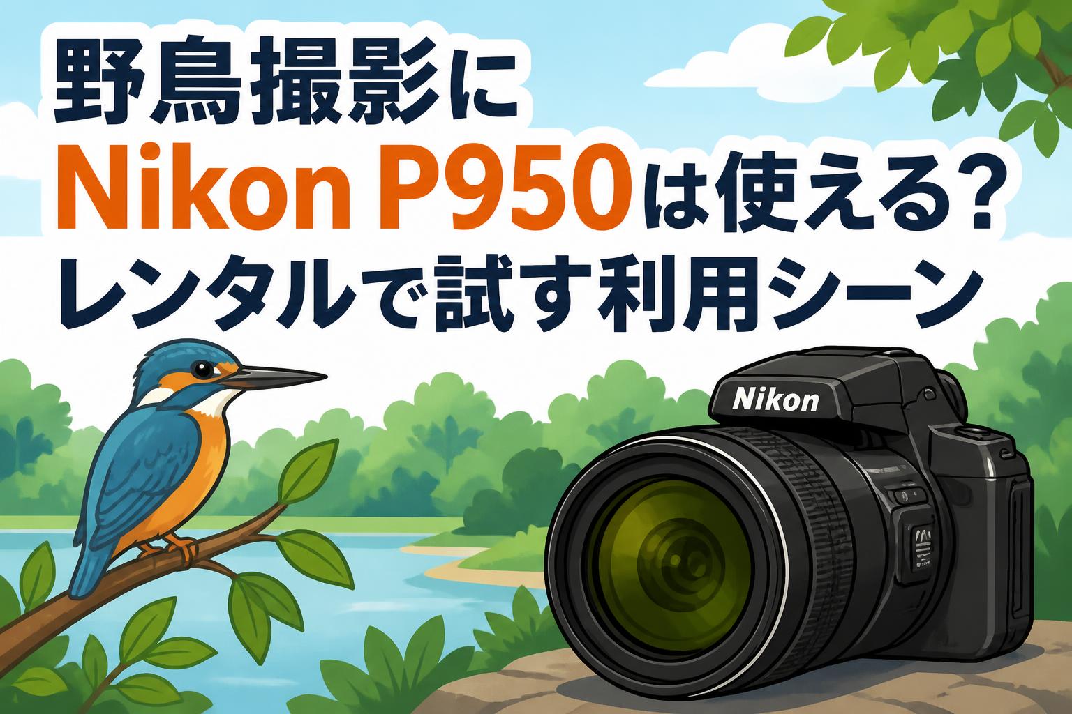 野鳥撮影にNikon P950は使える？レンタルで試す利用シーン | PANDA
