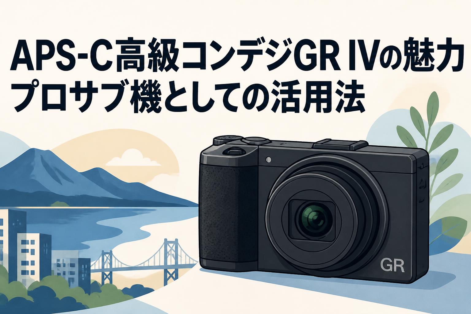 APS-C高級コンデジGR IVの魅力｜プロサブ機としての活用法 | PANDA