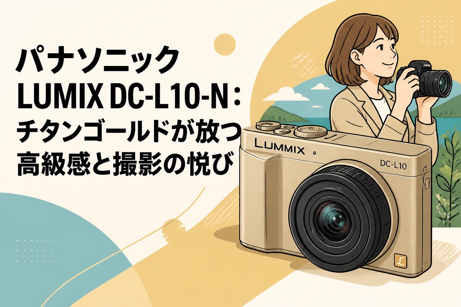 パナソニック LUMIX DC-L10-N：チタンゴールドが放つ高級感と撮影の
