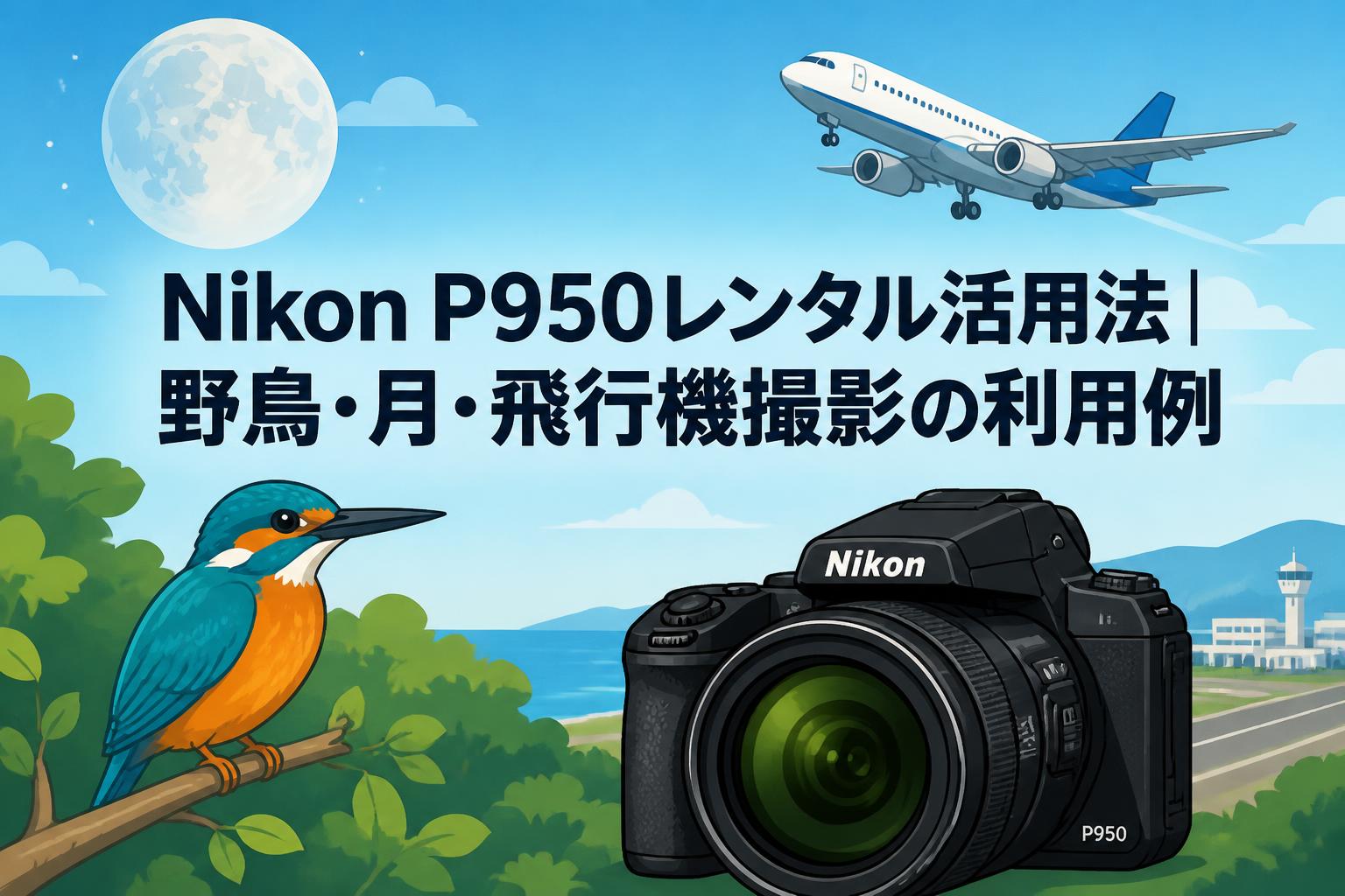 Nikon P950レンタル活用法｜野鳥・月・飛行機撮影の利用例 | PANDA