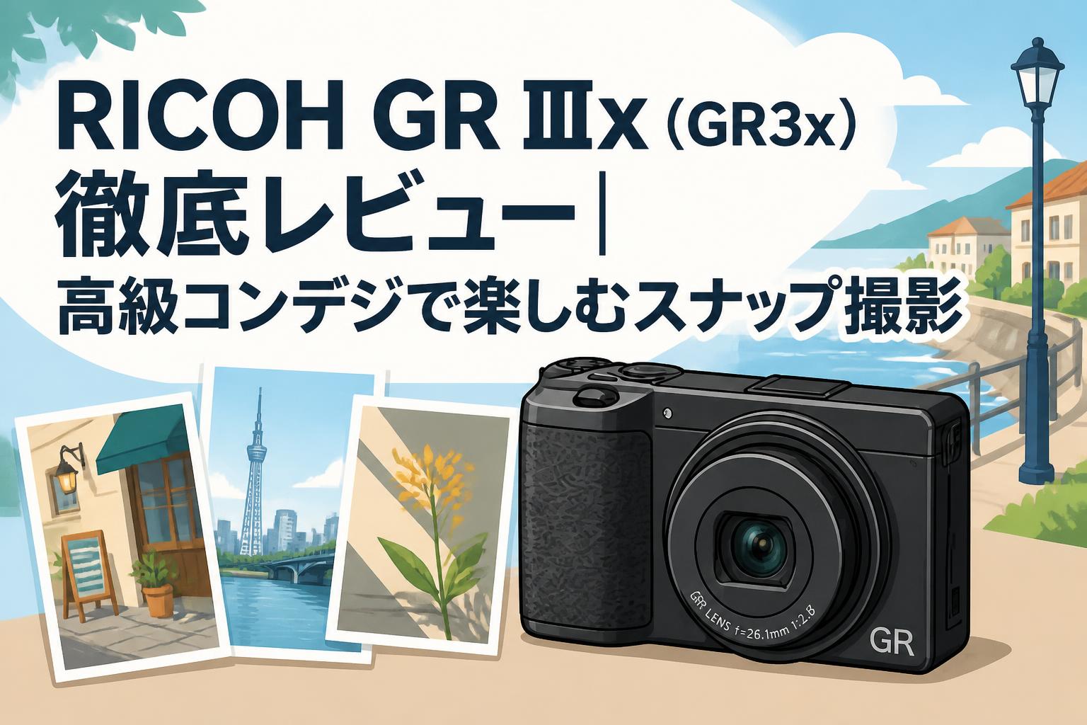 【撮影回数401回】RICOH リコー GR IIIx コンデジ ♯40 RICOH GR IIIx（GR3x）徹底レビュー｜高級コンデジで楽しむスナップ