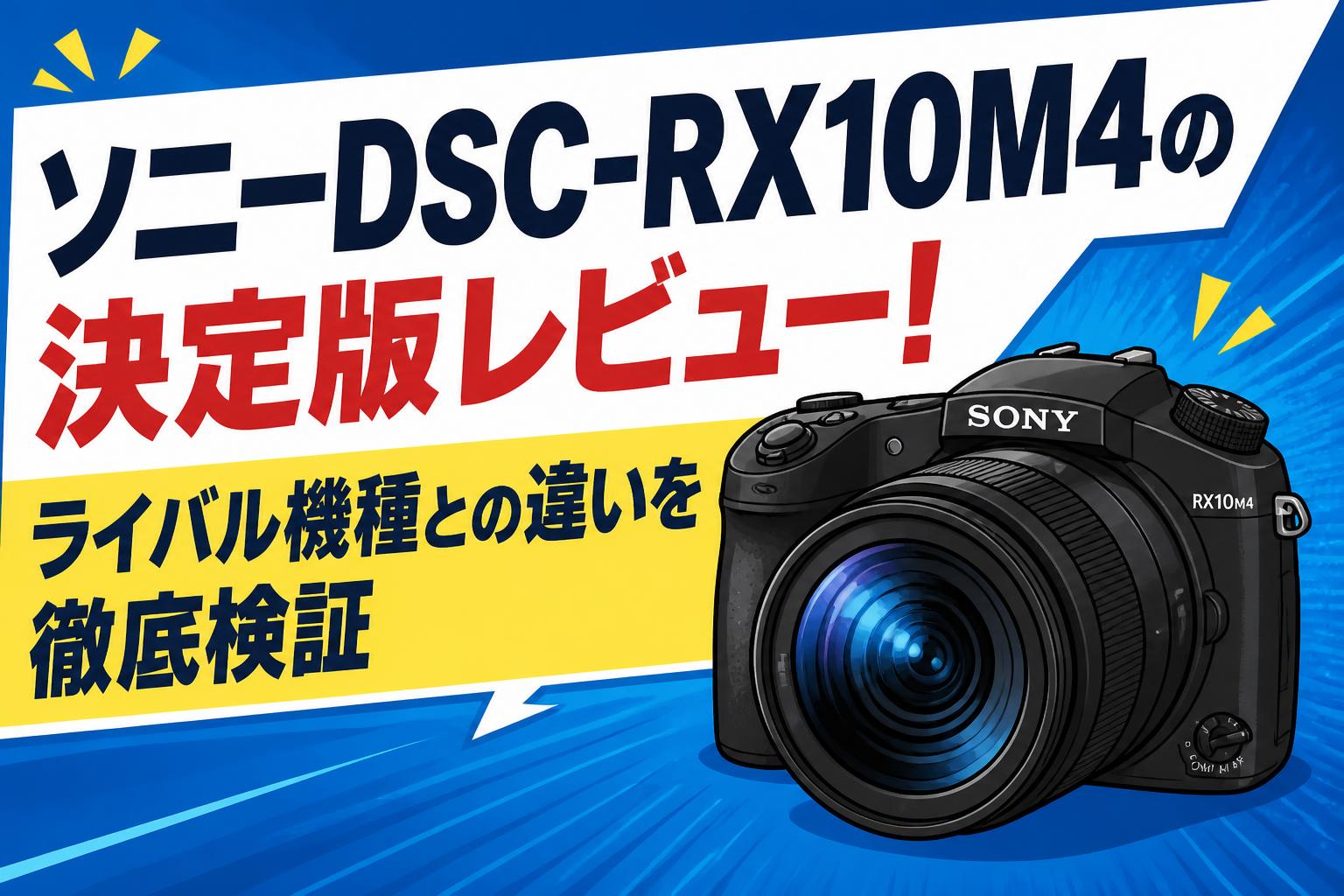 ソニーDSC-RX10M4の決定版レビュー！ライバル機種との違いを徹底検証