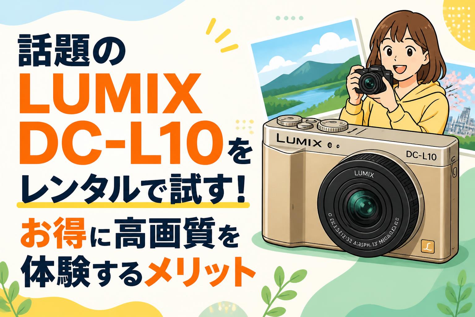 話題のLUMIX DC-L10をレンタルで試す！お得に高画質を体験するメリット