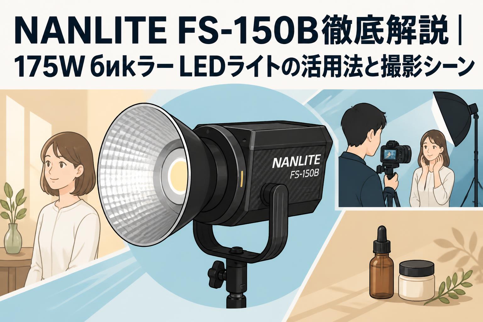 NANLITE FS-150B徹底解説｜175W бикラー LEDライトの活用法と撮影