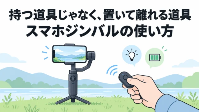 ジンバルを持て余していた人が Osmo Mobile 8P で変わった理由。「リモコンが外れる」「三脚になって伸びる」「ライトとモバイルバッテリーを兼ねる」をゴルフ場で確かめた動画｜参考になった動画（Osmo Mobile編）