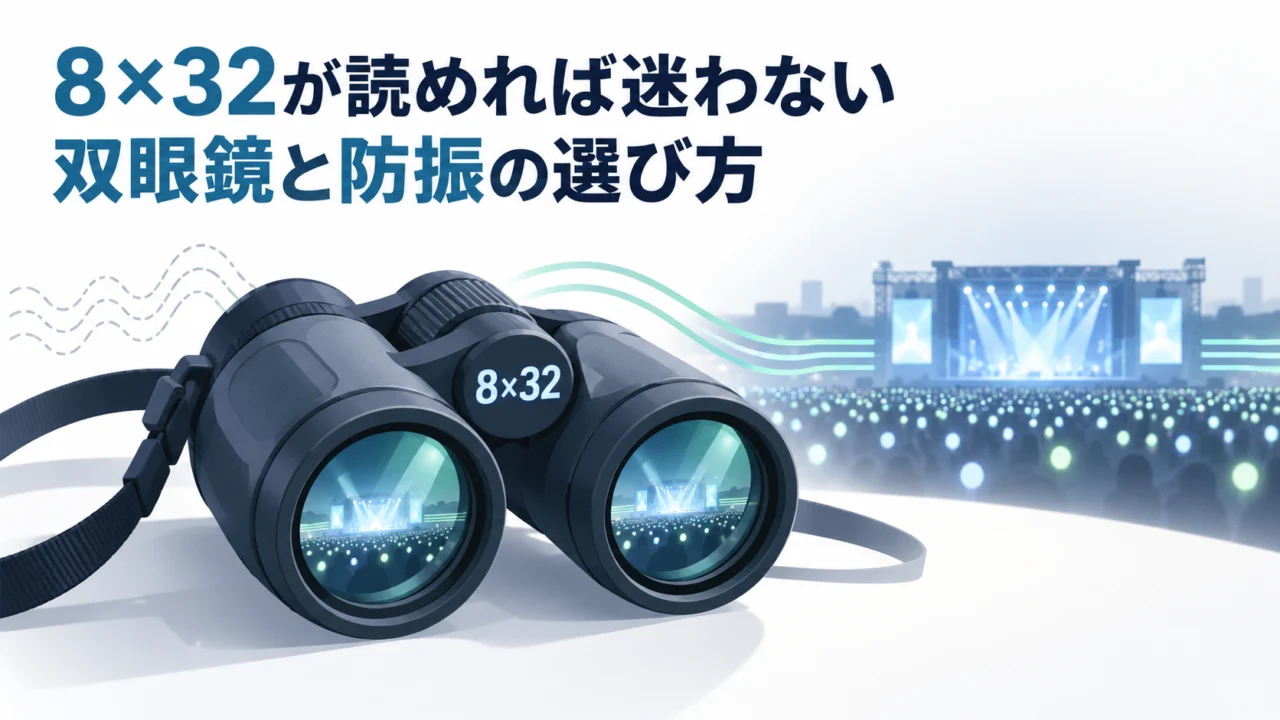 双眼鏡の「8×32」が読めれば選び方は半分終わる。ケンコーのデモンストレーターが話す基礎と、防振双眼鏡VCスマートの出番｜参考になった動画（ケンコー・トキナー 田原さん編）